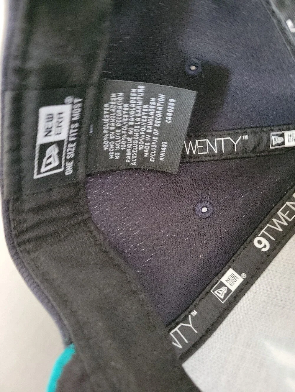 PXG New Era Golf Hat Teal Navy White Adjustable Strapback Embroidered Logo